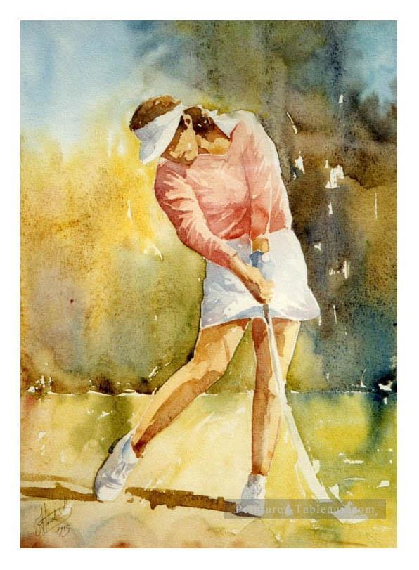 golf 01 impressionniste Peintures à l'huile
